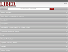 Tablet Screenshot of liber.pl